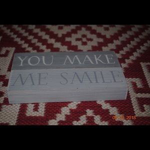 You make me smile 🙂